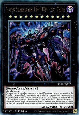 Super Starslayer TY-PHON - Sky Crisis (PUR) (RA04-EN072) - Quarter Century Stampede 1st Edition