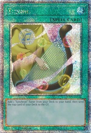 Tuning (Quarter Century Secret Rare) (RA04-EN144) - Quarter Century Stampede 1st Edition