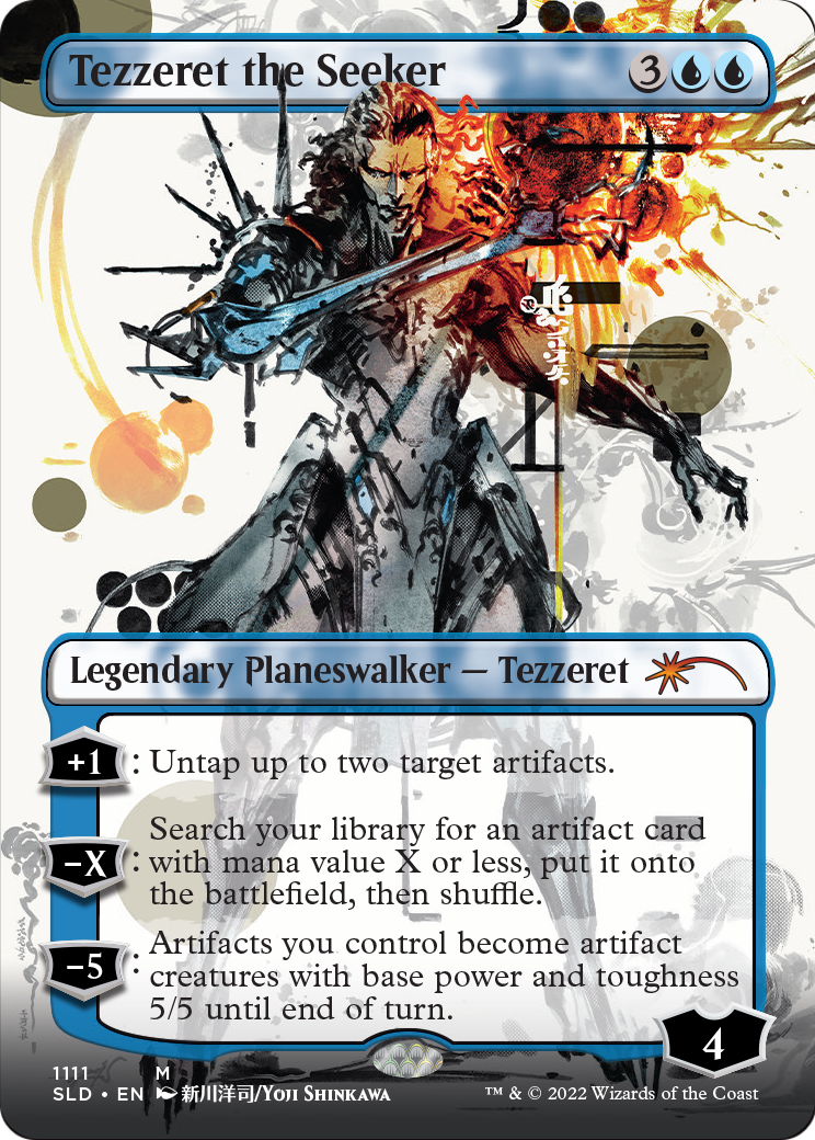 Tezzeret the Seeker (1111) (SLD-1111) - Secret Lair Drop (Borderless) Foil