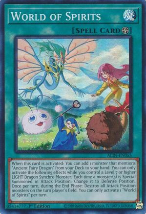 World of Spirits (ALIN-EN055) - Alliance Insight 1st Edition