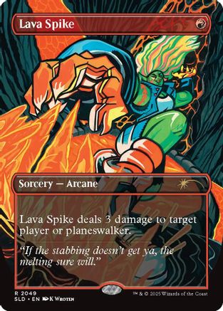Lava Spike (2049) (SLD-2049) - Secret Lair Drop Series