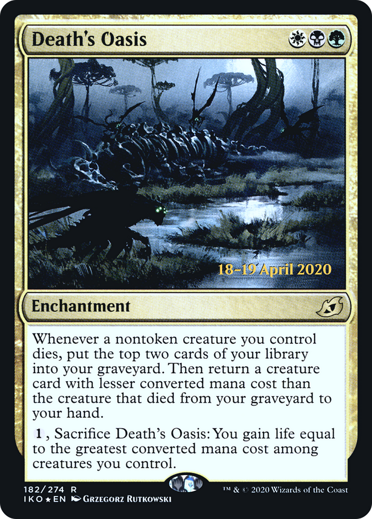 Death's Oasis (PRE-182) - Ikoria: Lair of Behemoths Promos Foil