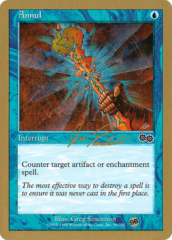 Annul - 2000 Jon Finkel (USG) (SB) (WCD-) - World Championship Decks 2000