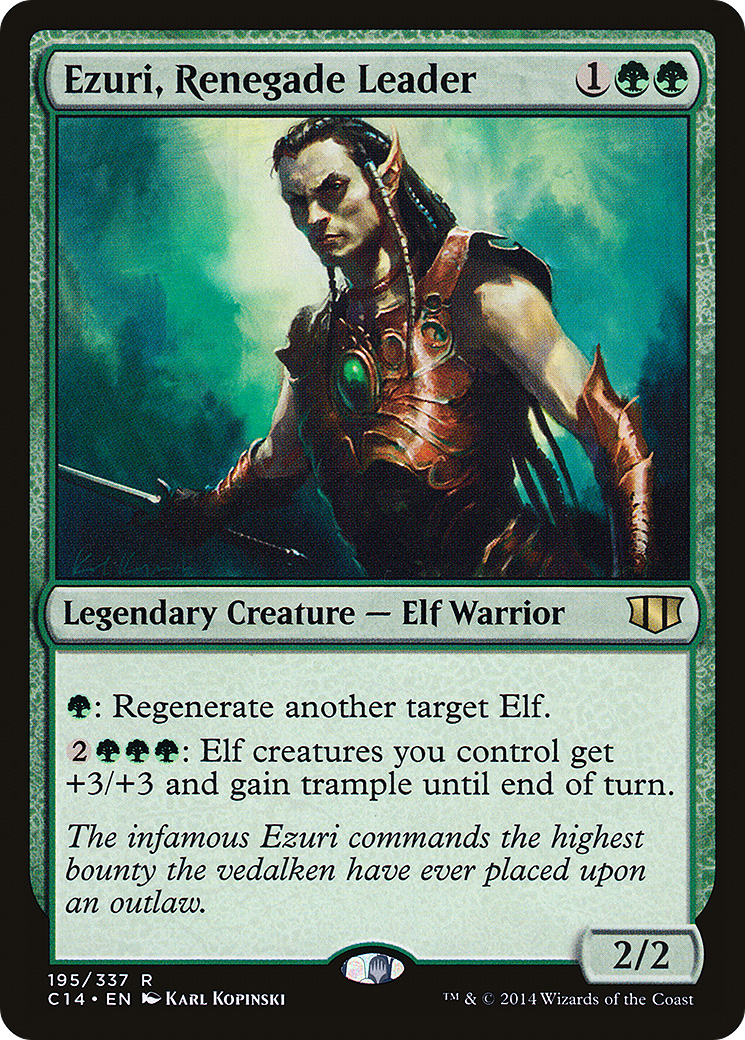 Ezuri, Renegade Leader (C14-195) - Commander 2014
