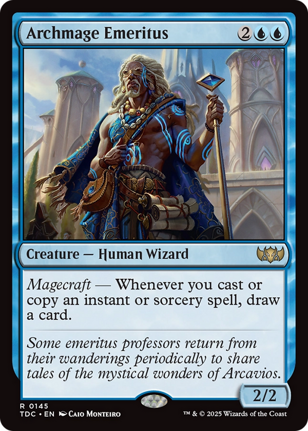 Archmage Emeritus (TDC-145) - Commander: Tarkir: Dragonstorm