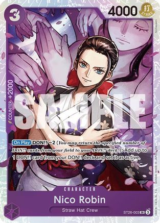 Nico Robin (ST26-003) - Starter Deck 26: PURPLE/BLACK Monkey.D.Luffy Foil