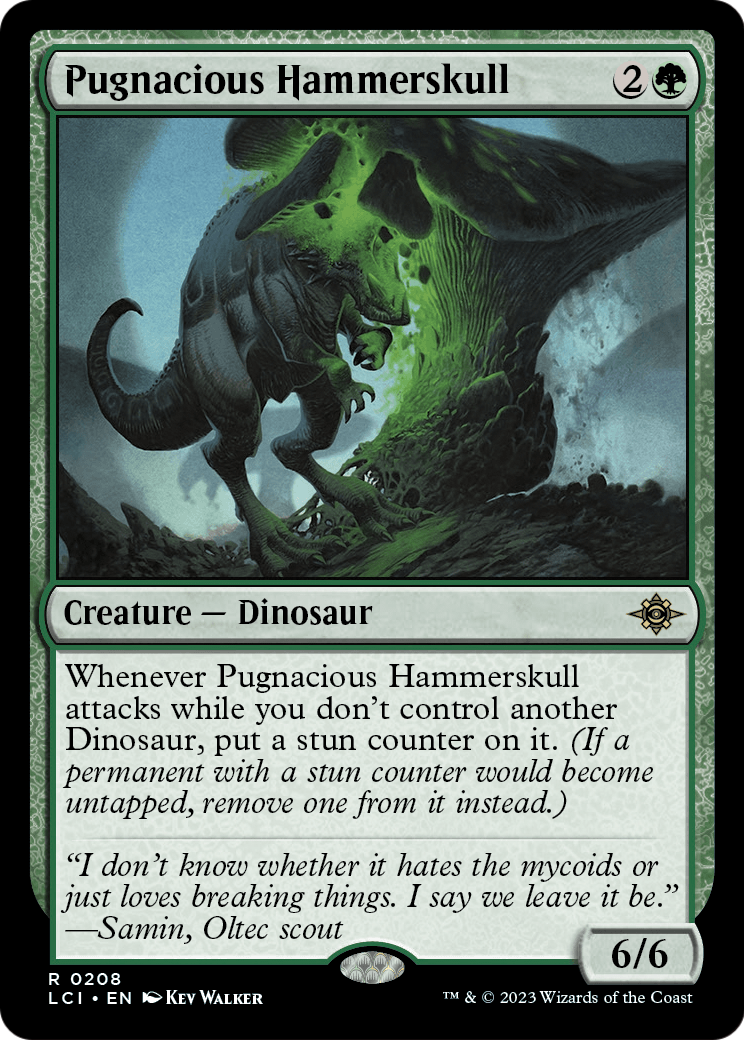 Pugnacious Hammerskull (LCI-208) - The Lost Caverns of Ixalan Foil