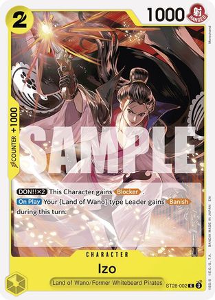 Izo (ST28-002) - Starter Deck 28: GREEN/YELLOW Yamato