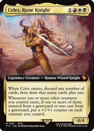 Celes, Rune Knight (Extended Art) (FIC-167) - Commander: FINAL FANTASY