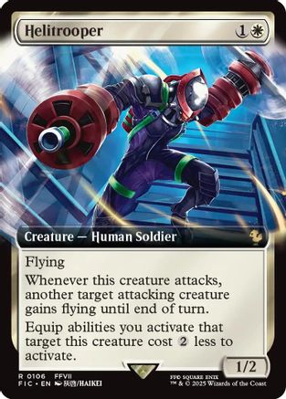 Helitrooper (Extended Art) (FIC-106) - Commander: FINAL FANTASY
