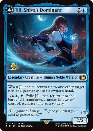 Jill, Shiva's Dominant (PRE-058) - Prerelease Cards Foil
