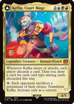 Kefka, Court Mage (PRE-231) - Prerelease Cards Foil