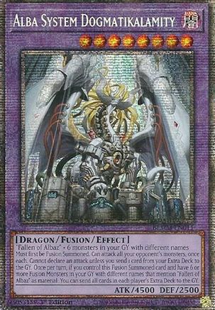 Alba System Dogmatikalamity (Starlight Rare) (BLMM-EN011) - Battles of Legend: Monster Mayhem 1st Edition