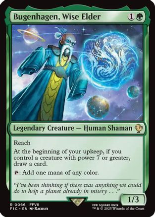 Bugenhagen, Wise Elder (Surge Foil) (FIC-066) - Commander: FINAL FANTASY Foil