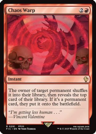 Chaos Warp (Surge Foil) (FIC-291) - Commander: FINAL FANTASY Foil
