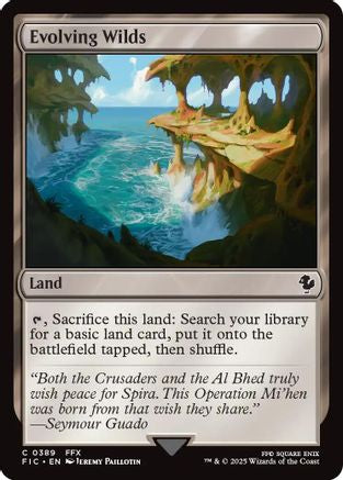 Evolving Wilds (Surge Foil) (FIC-389) - Commander: FINAL FANTASY Foil
