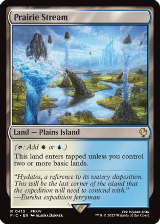 Prairie Stream (Surge Foil) (FIC-413) - Commander: FINAL FANTASY Foil