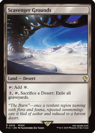 Scavenger Grounds (Surge Foil) (FIC-419) - Commander: FINAL FANTASY Foil