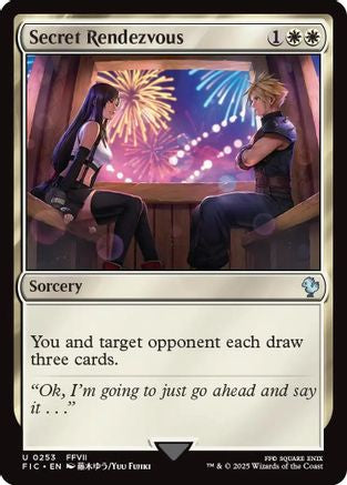 Secret Rendezvous (0253) (Surge Foil) (FIC-253) - Commander: FINAL FANTASY Foil