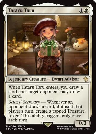 Tataru Taru (Surge Foil) (FIC-030) - Commander: FINAL FANTASY Foil