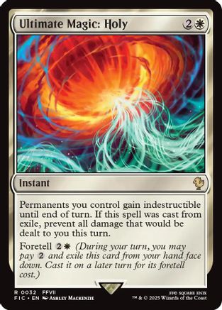 Ultimate Magic: Holy (Surge Foil) (FIC-032) - Commander: FINAL FANTASY Foil