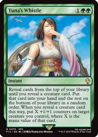Yuna's Whistle (Surge Foil) (FIC-075) - Commander: FINAL FANTASY Foil