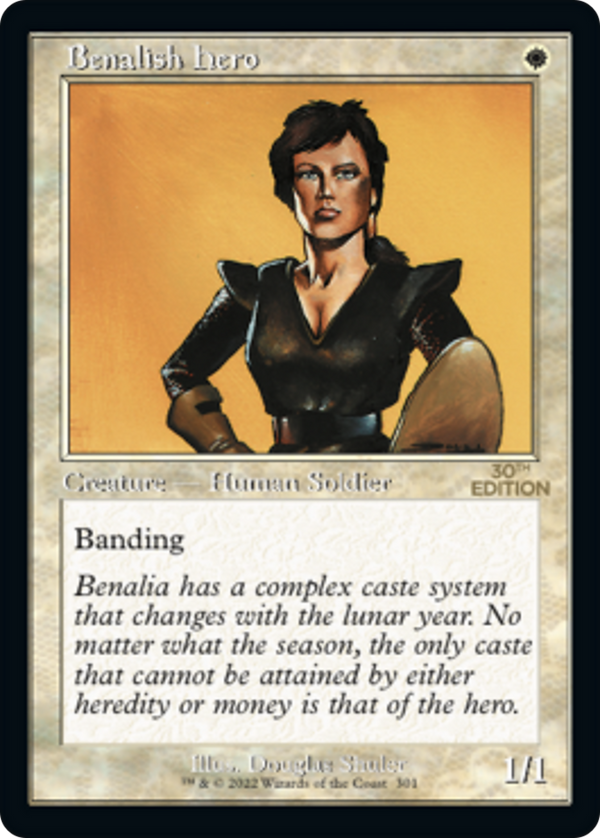Benalish Hero (Retro Frame) (30A-301) - 30th Anniversary Edition
