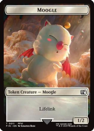 Moogle (0011) // Copy (0001) Double-Sided Token (FIN-11 // 1) - FINAL FANTASY