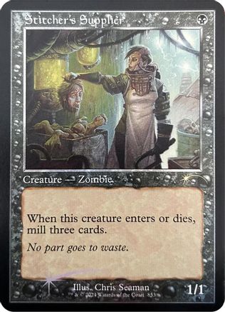 Stitcher's Supplier (Retro Frame) (SLD-853) - Secret Lair Drop Series Foil
