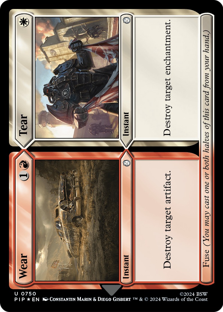 Wear // Tear (Surge Foil) (PIP-750) - Fallout Foil