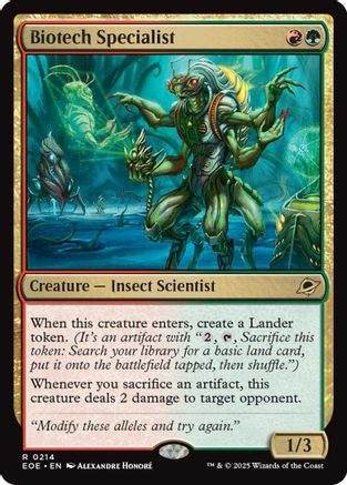 Biotech Specialist (EOE-214) - Edge of Eternities