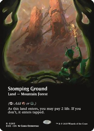 Stomping Ground (Borderless) (EOE-283) - Edge of Eternities Foil