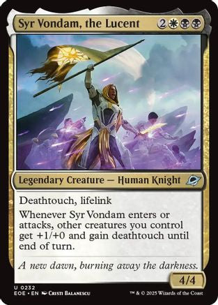 Syr Vondam, the Lucent (EOE-232) - Edge of Eternities Foil