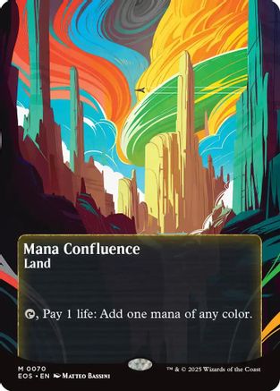 Mana Confluence (0070) (Borderless) (EOS-070) - Edge of Eternities: Stellar Sights