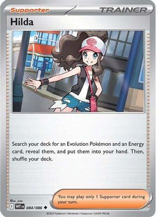 Hilda 084  - Reverse Holofoil SV White Flare - Uncommon