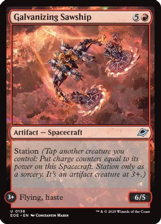 Galvanizing Sawship (EOE-136) - Edge of Eternities Foil