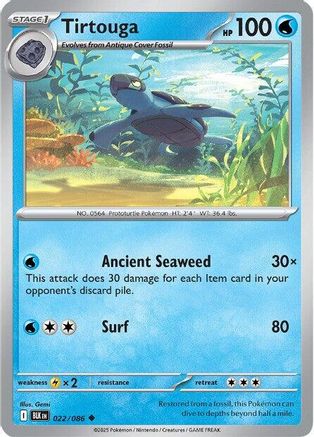 Tirtouga 022  SV Black Bolt - Uncommon