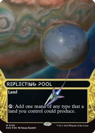 Reflecting Pool (0126) (Borderless) (Galaxy Foil) (EOS-126) - Edge of Eternities: Stellar Sights Foil