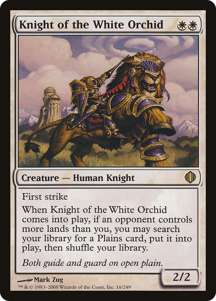 Knight of the White Orchid (ALA-016) - Shards of Alara Foil