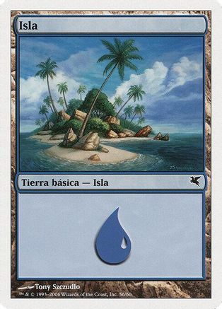 Island (Spanish) - "Isla" (E56) (PSAL-E56) - Magic Encyclopedia 2005 (Salvat/Hachette)