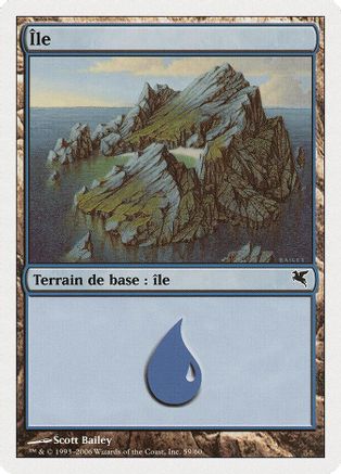 Island (French) - "Ile" (G59) (PSAL-G59) - Magic Encyclopedia 2005 (Salvat/Hachette)