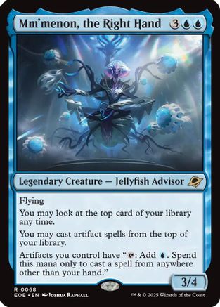 Mm'menon, the Right Hand (EOE-068) - Edge of Eternities Foil