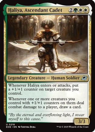 Haliya, Ascendant Cadet (EOE-218) - Edge of Eternities