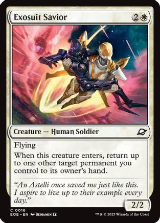 Exosuit Savior (EOE-016) - Edge of Eternities Foil