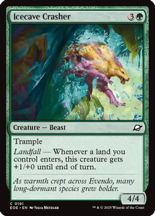 Icecave Crasher (EOE-191) - Edge of Eternities Foil