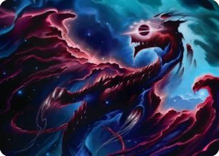 Nova Hellkite Art Card (18/54) (AAEOE-018) - Art Series: Edge of Eternities