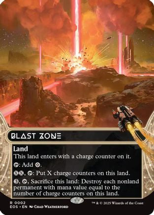 Blast Zone (0002) (Borderless) (EOS-002) - Edge of Eternities: Stellar Sights
