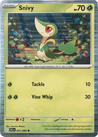 Snivy (Unova Poster Collection) 001/086  - Holofoil Miscellaneous Cards & Products - Common