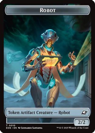 Robot // Drone Double-Sided Token (EOE-10 // 3) - Edge of Eternities
