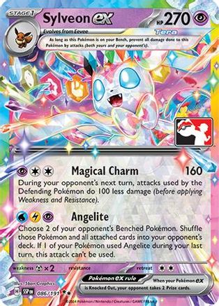 Sylveon ex 086  - Holofoil Prize Pack Series Cards - Double Rare